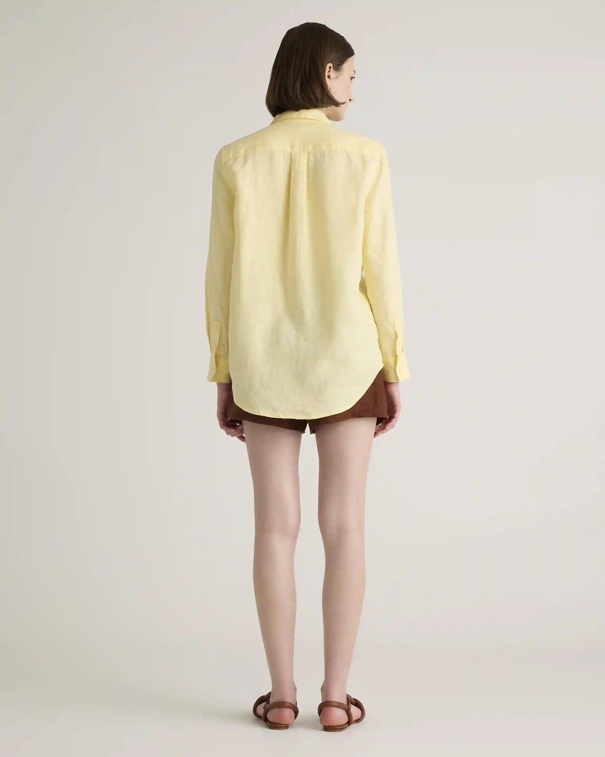 100% European Linen Long Sleeve Shirt