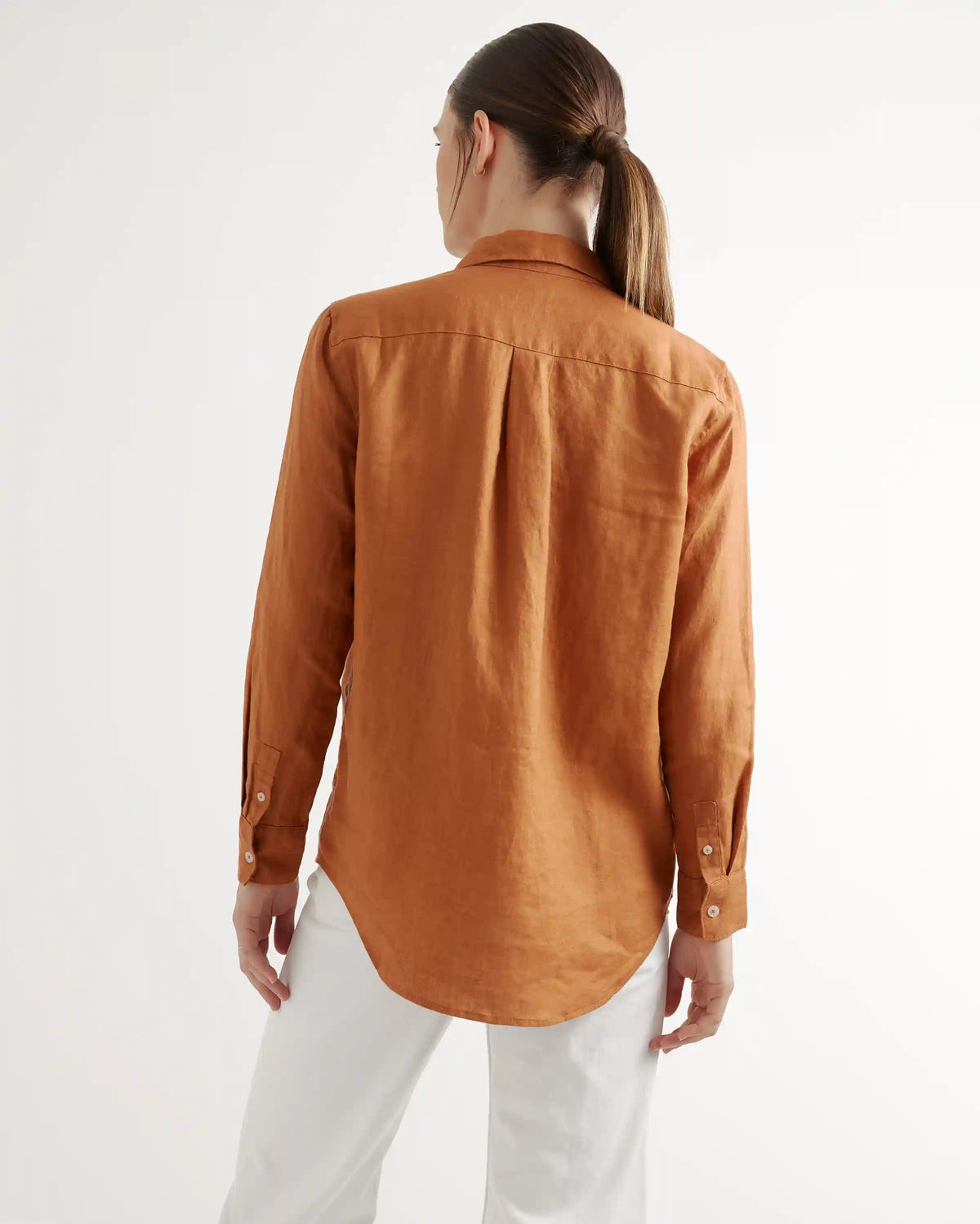 100% European Linen Long Sleeve Shirt