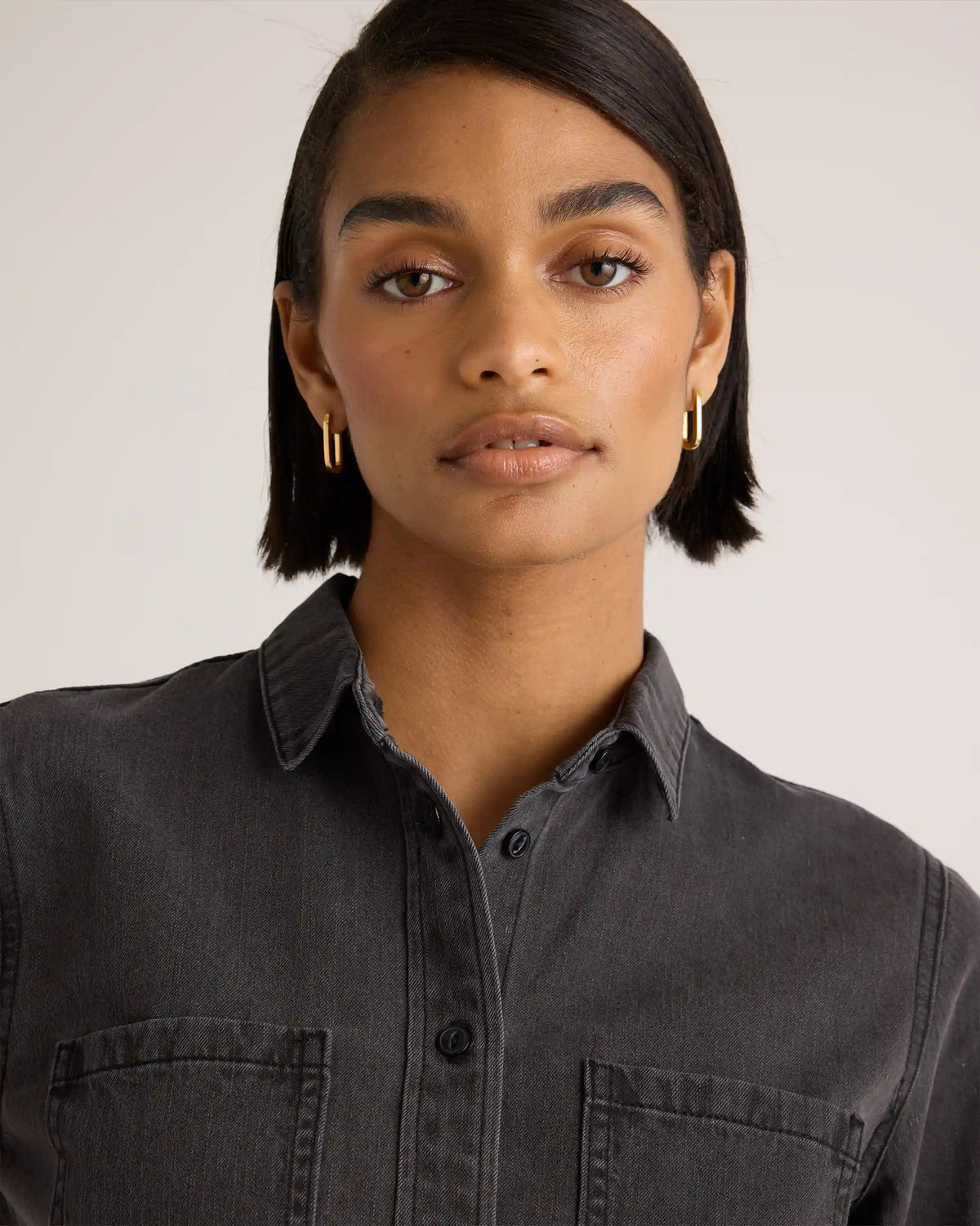 Distressed Denim Shirt