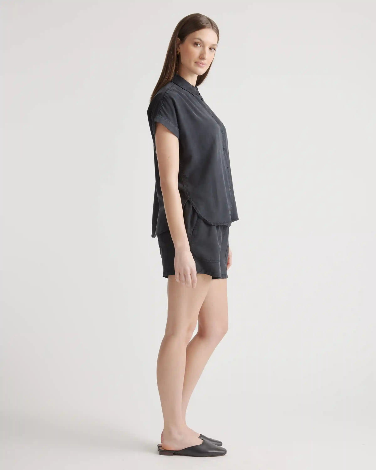 Vintage Wash Tencel Camp Shirt