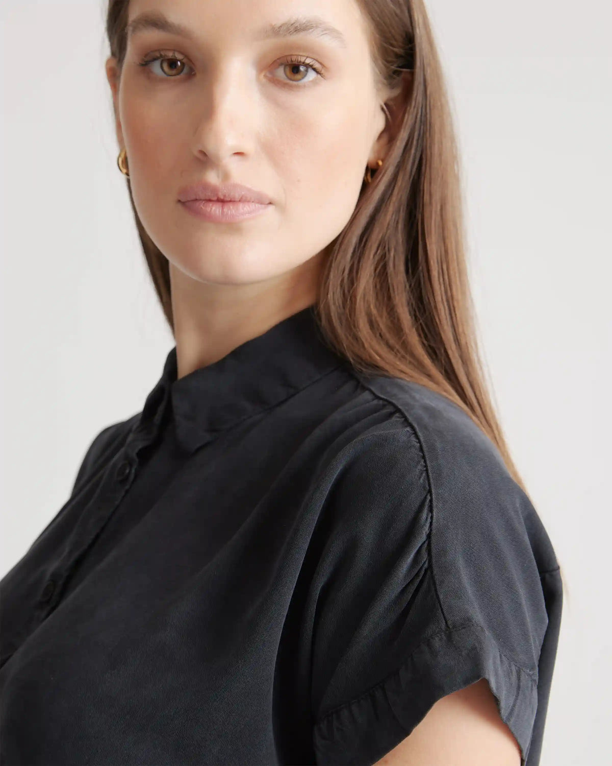Vintage Wash Tencel Camp Shirt