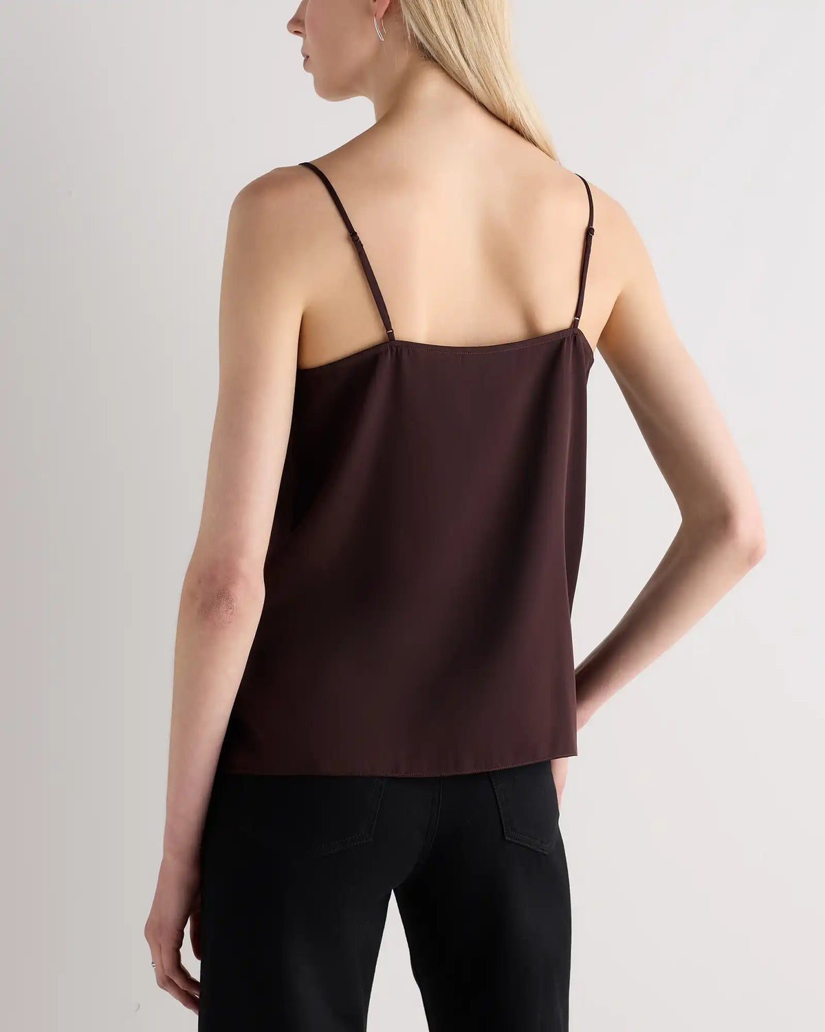 Washable Stretch Silk V-Neck Cami