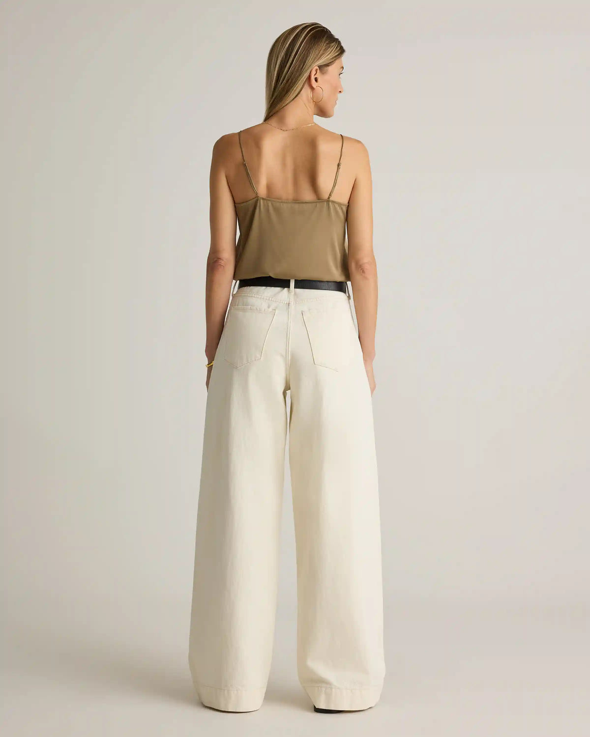 Washable Stretch Silk V-Neck Cami