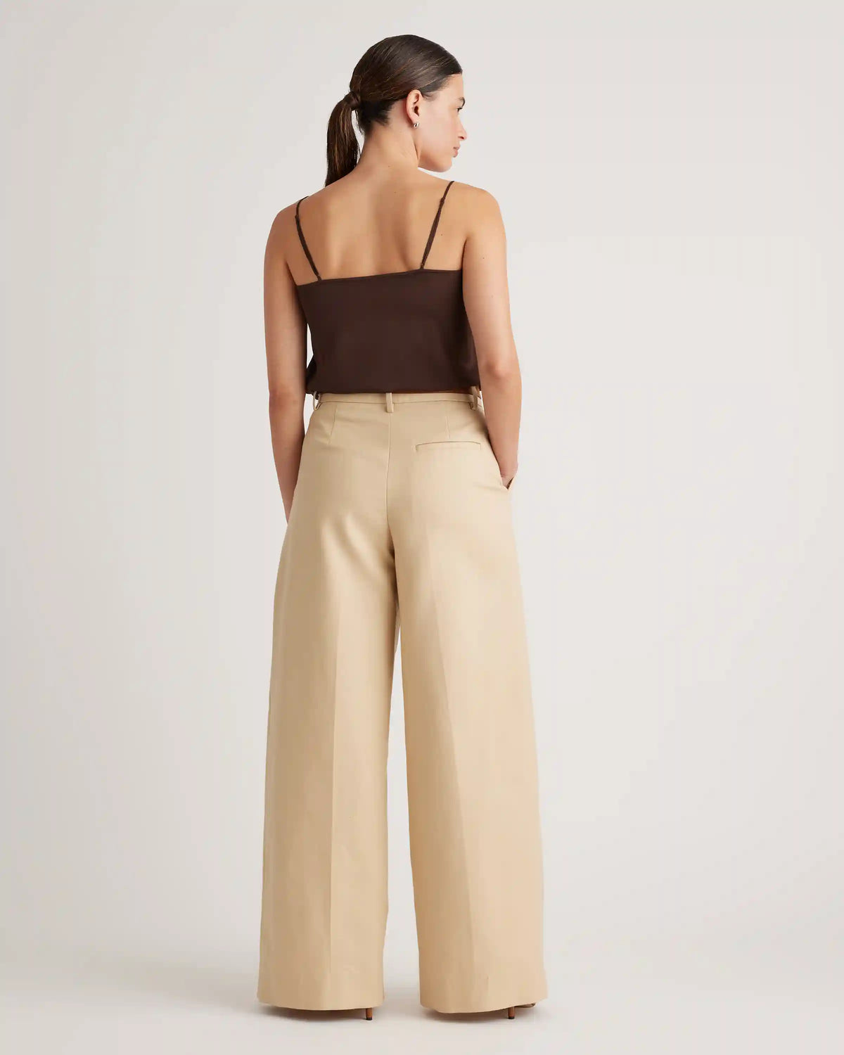 Washable Stretch Silk V-Neck Cami