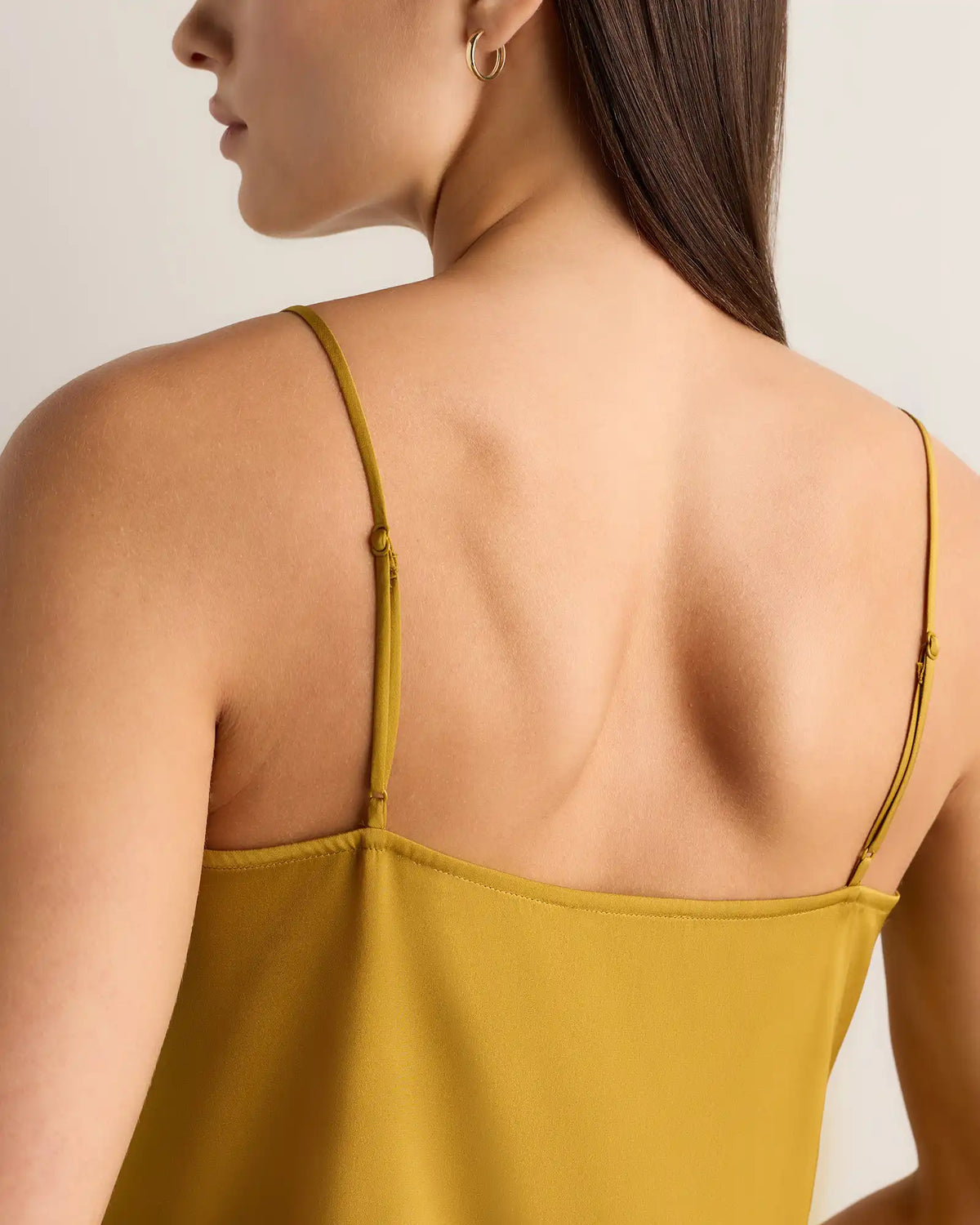 Washable Stretch Silk V-Neck Cami