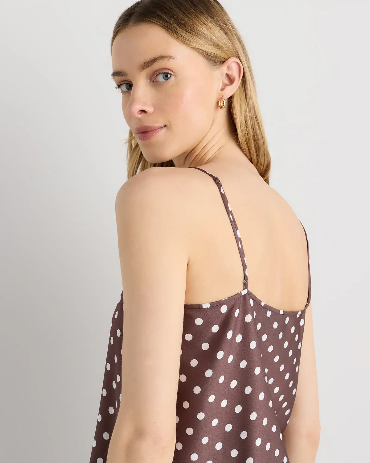 Washable Stretch Silk V-Neck Cami
