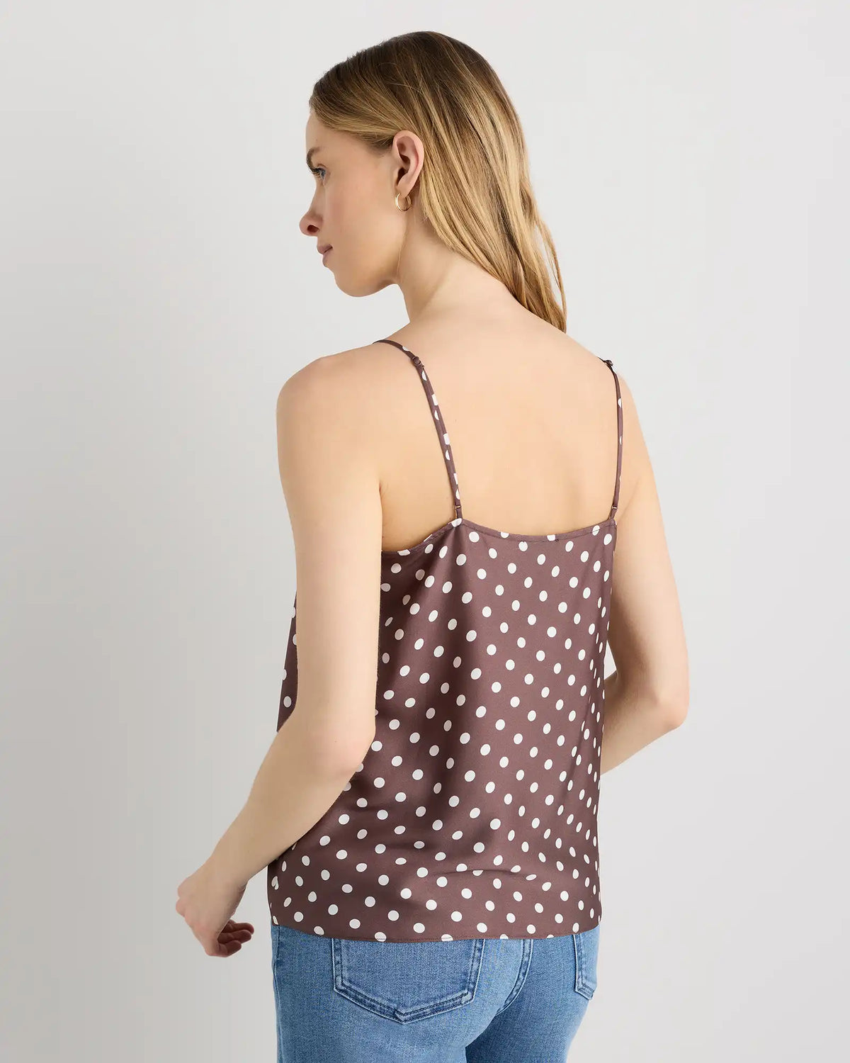 Washable Stretch Silk V-Neck Cami
