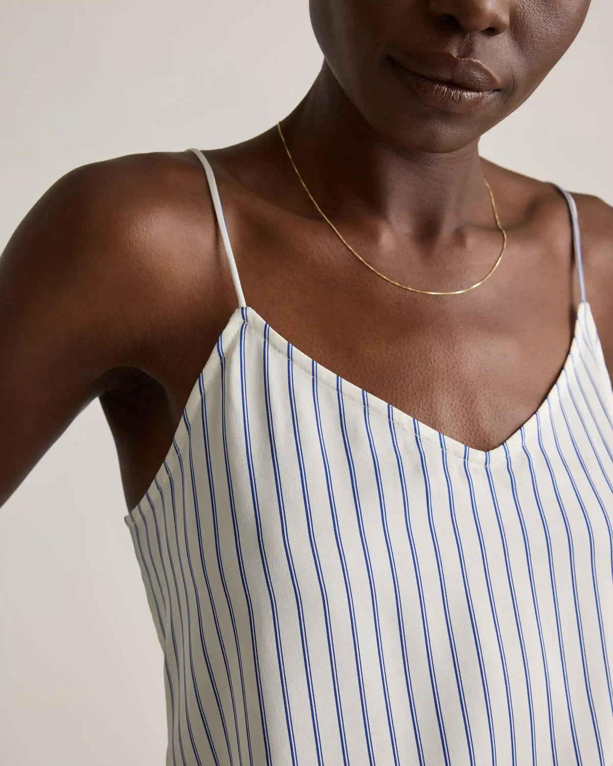 Washable Stretch Silk V-Neck Cami