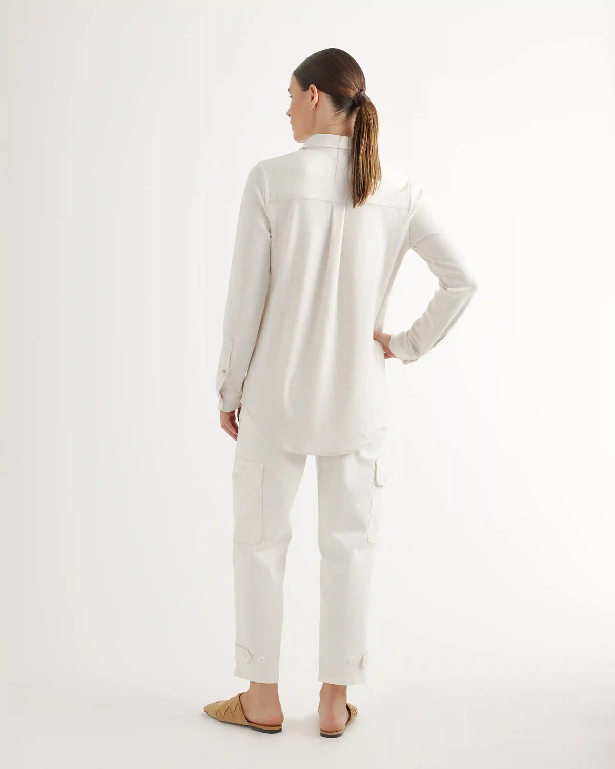 Stretch Sweater Fleece Shirt