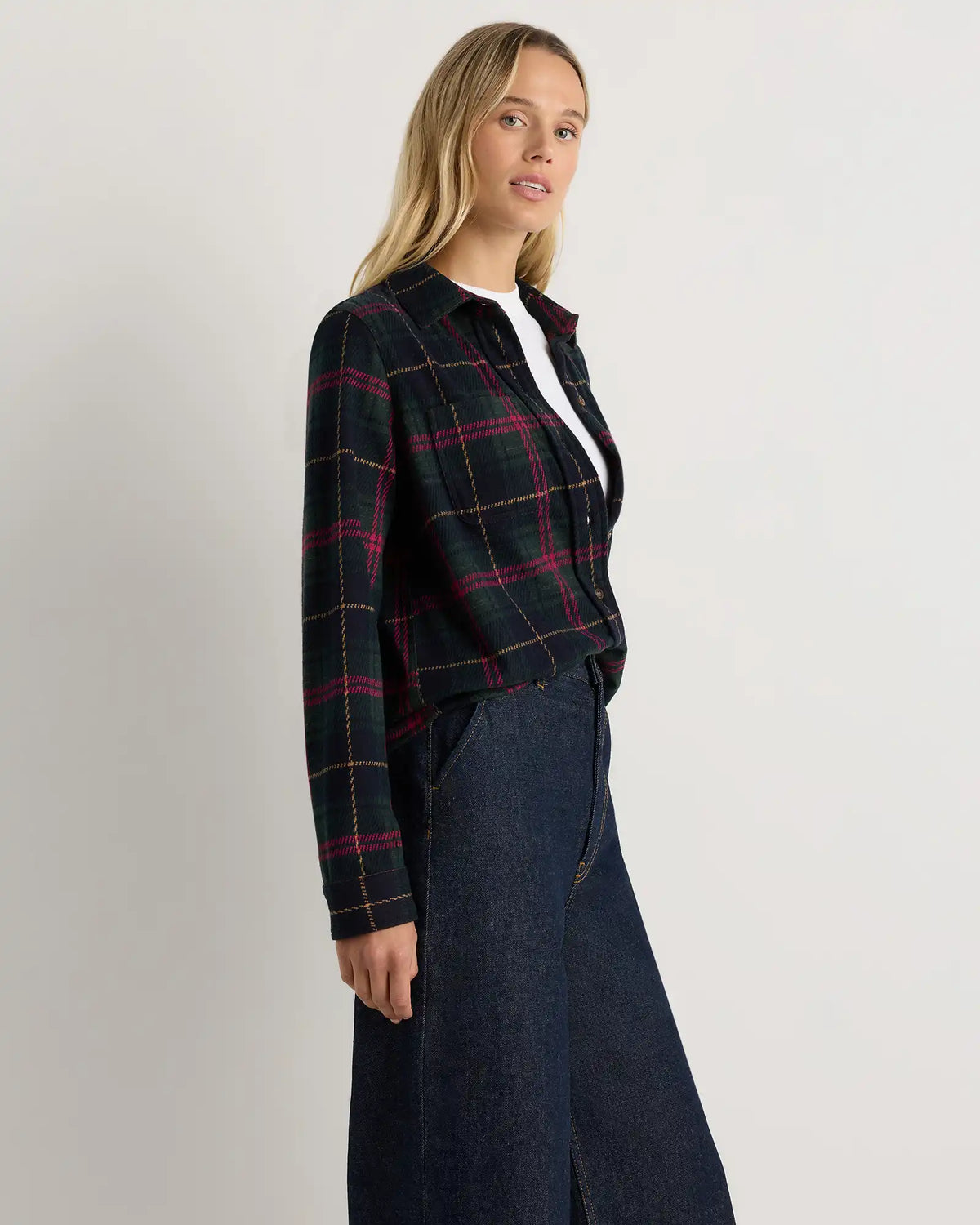 Stretch Sweater Fleece Shirt