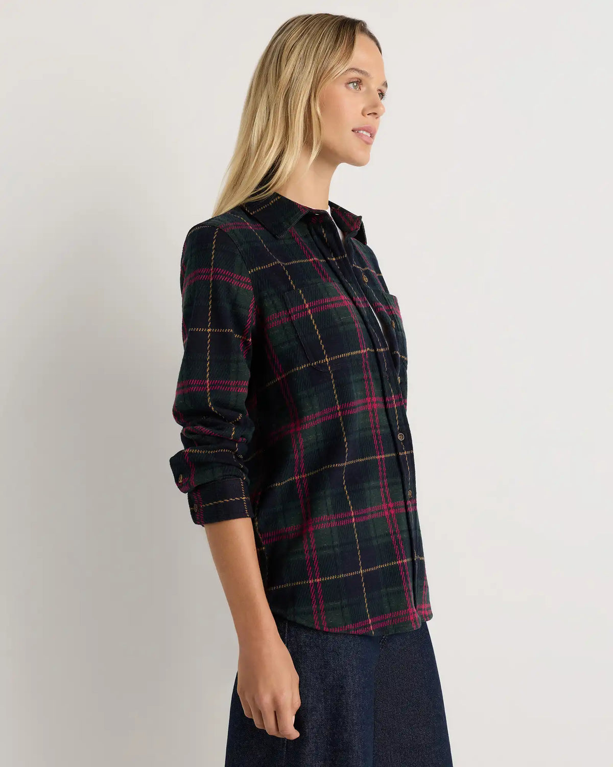 Stretch Sweater Fleece Shirt