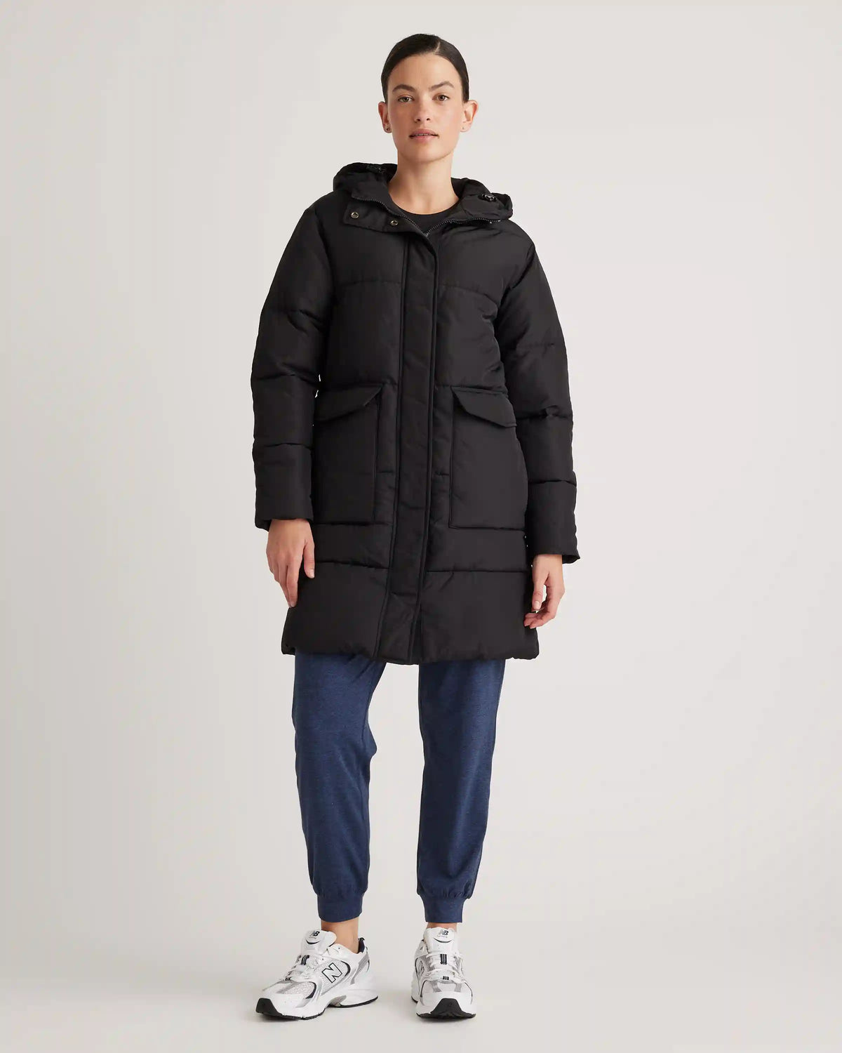 Featherless Long Puffer Parka
