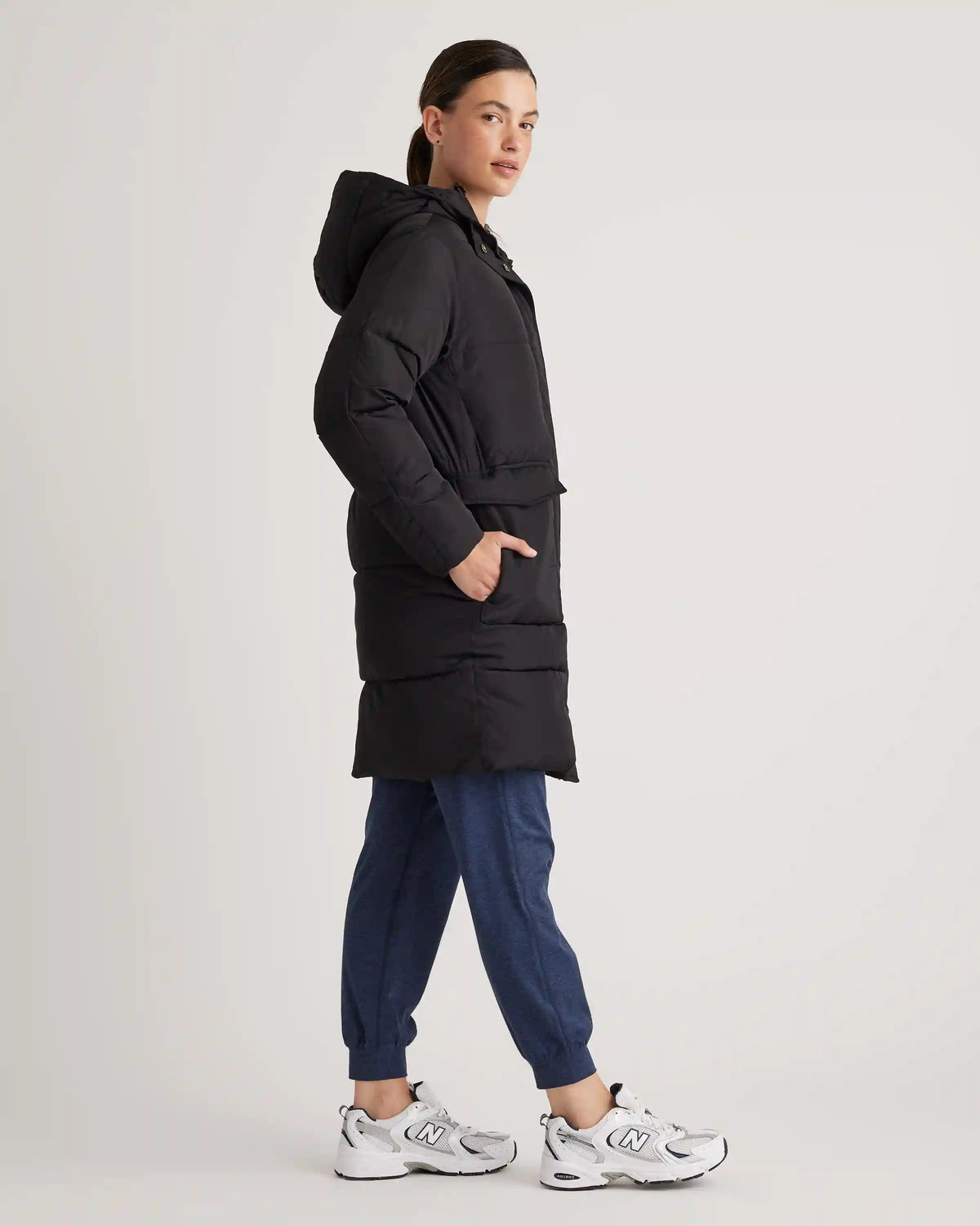 Featherless Long Puffer Parka