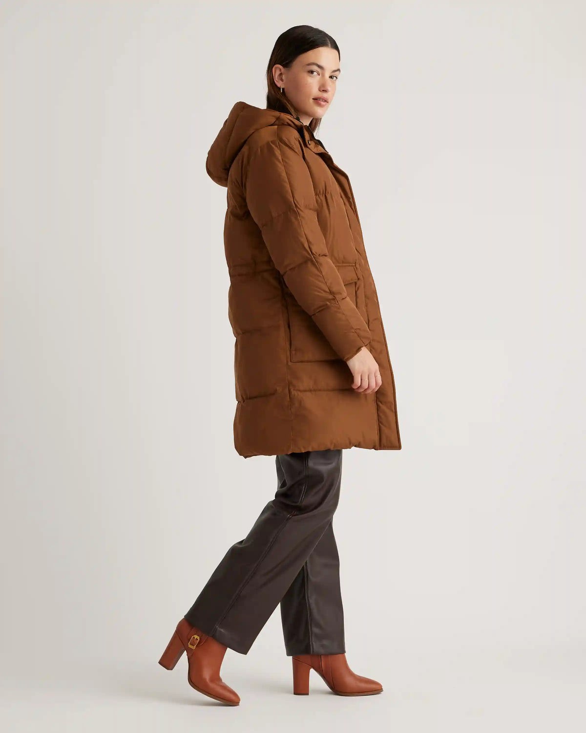 Featherless Long Puffer Parka