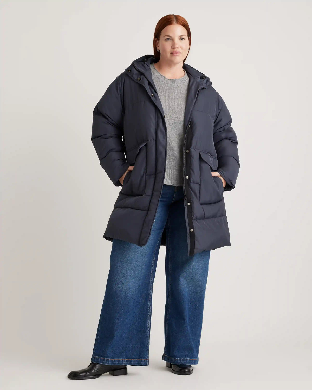 Featherless Long Puffer Parka