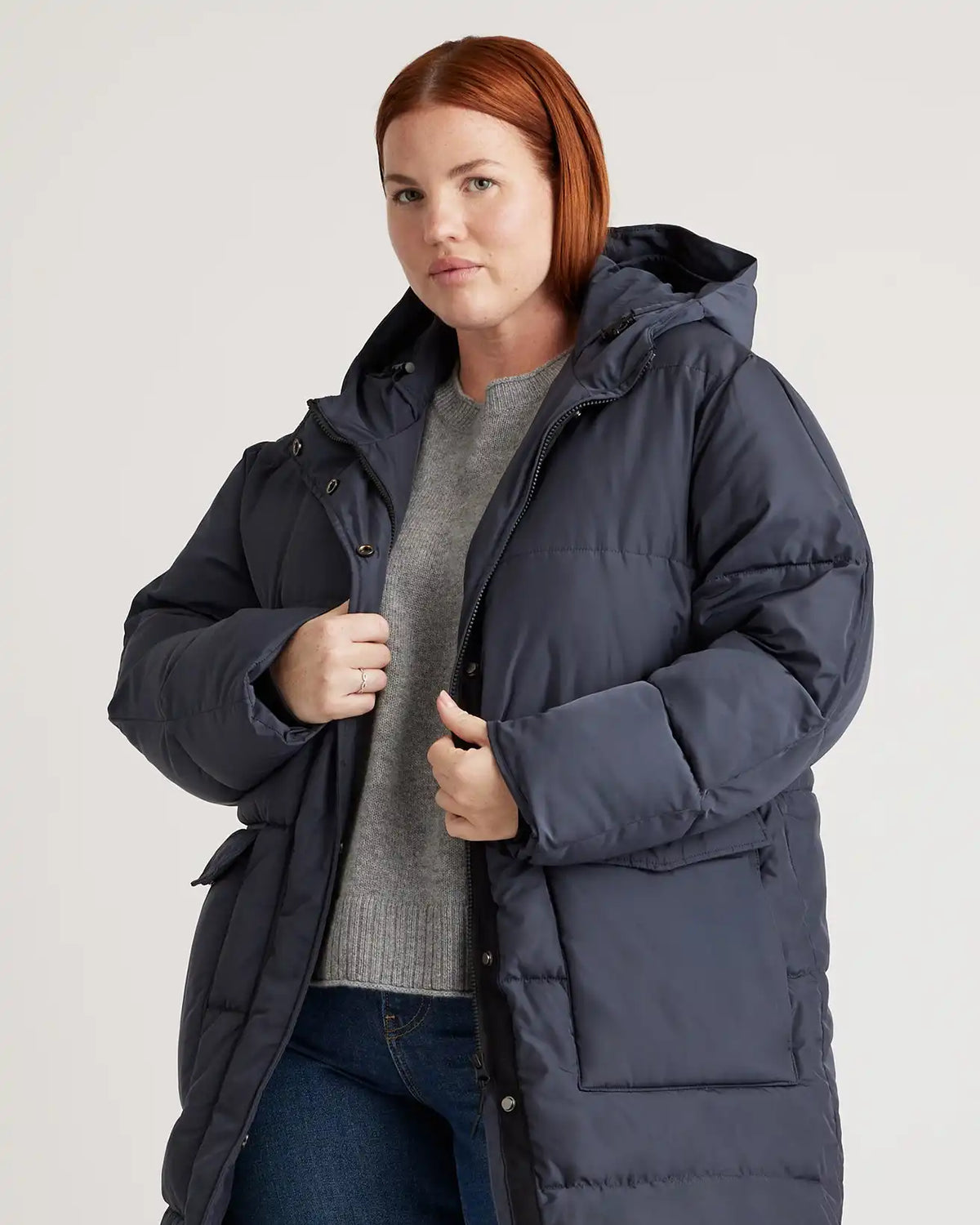 Featherless Long Puffer Parka