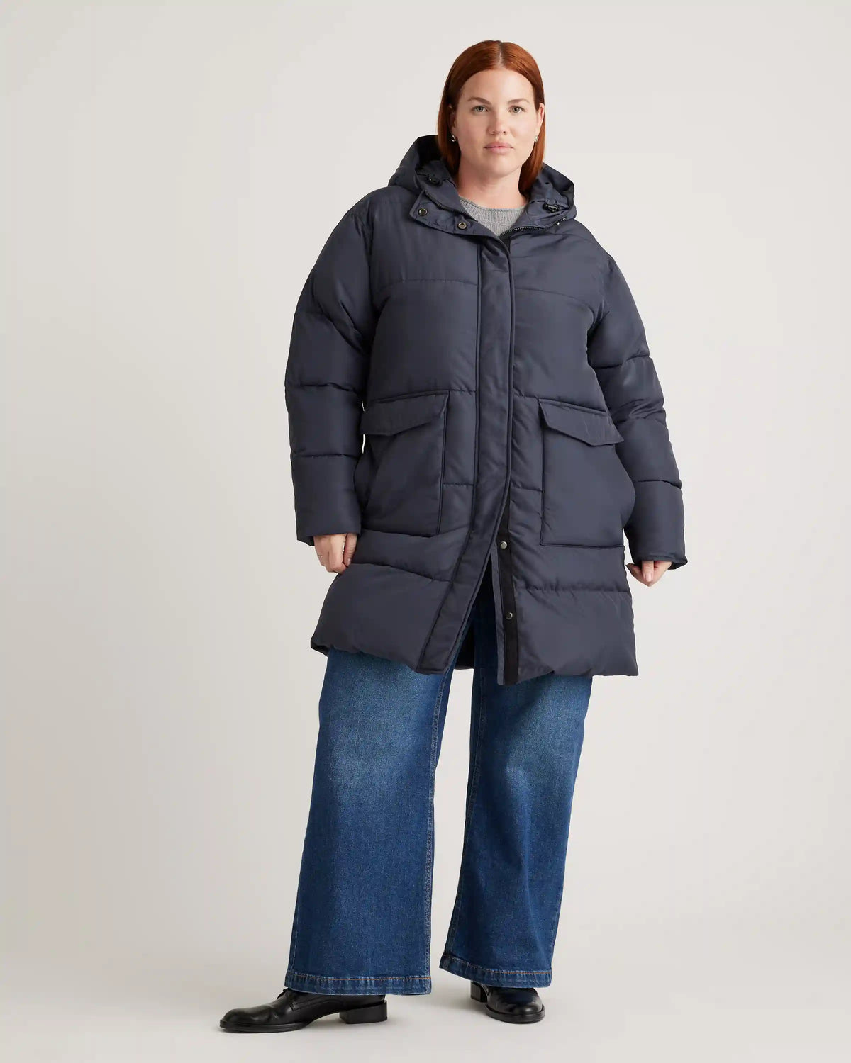 Featherless Long Puffer Parka