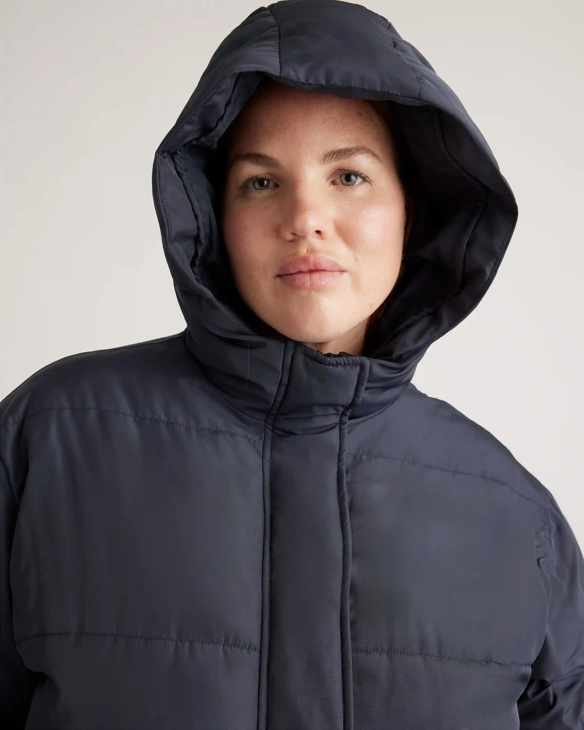 Featherless Long Puffer Parka