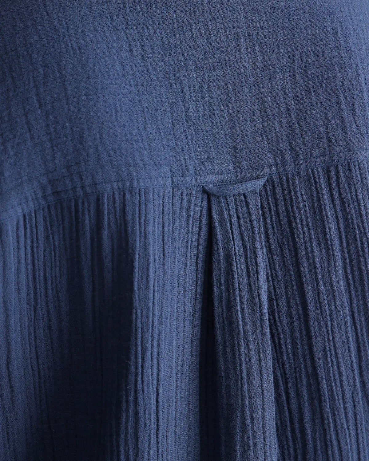 100% Organic Cotton Gauze Long Sleeve Shirt