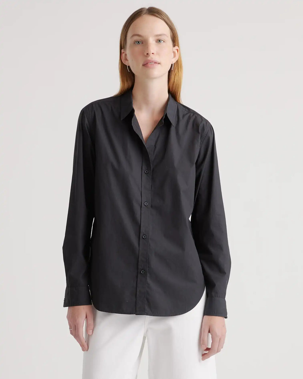 100% Organic Cotton Poplin Long Sleeve Shirt