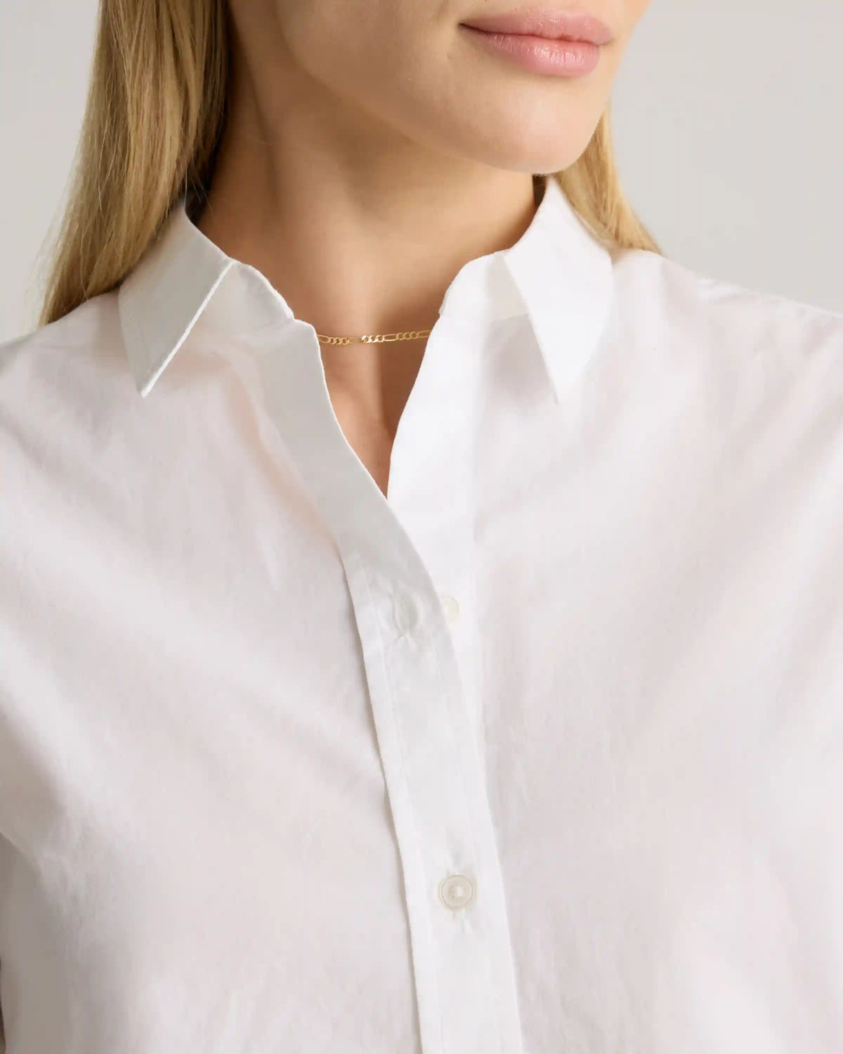 100% Organic Cotton Poplin Long Sleeve Shirt