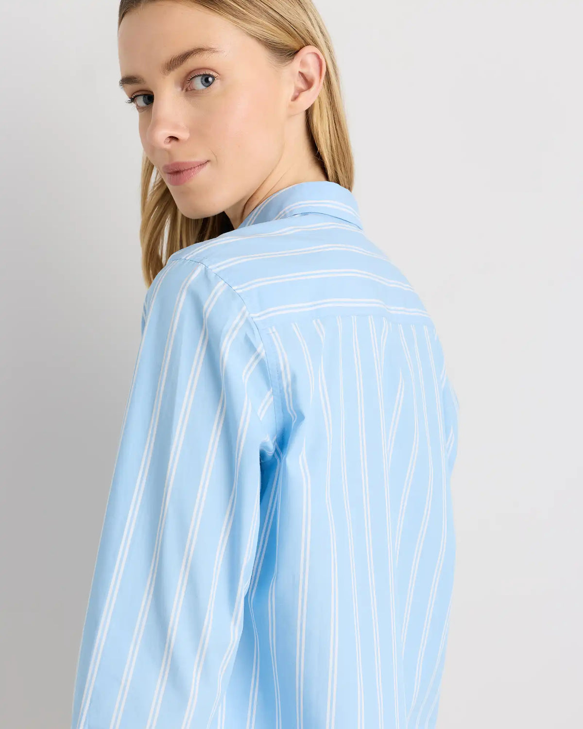 100% Organic Cotton Poplin Long Sleeve Shirt