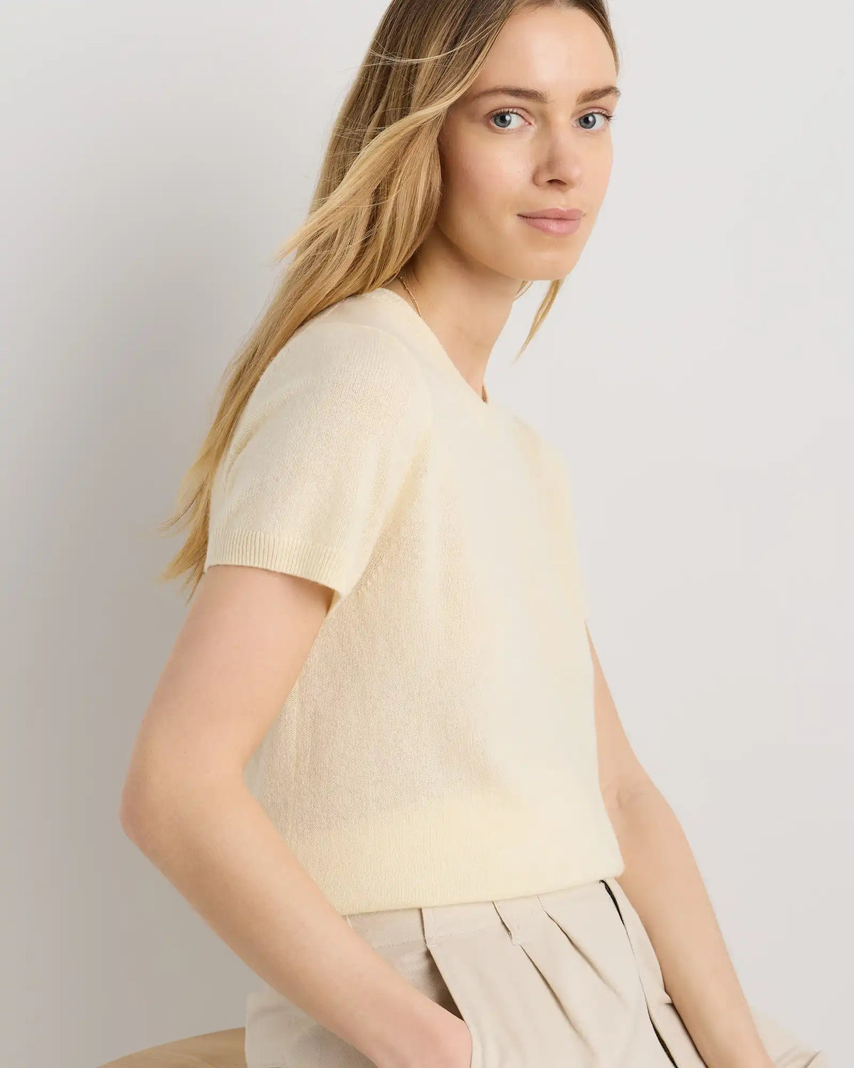 Mongolian Cashmere Tee