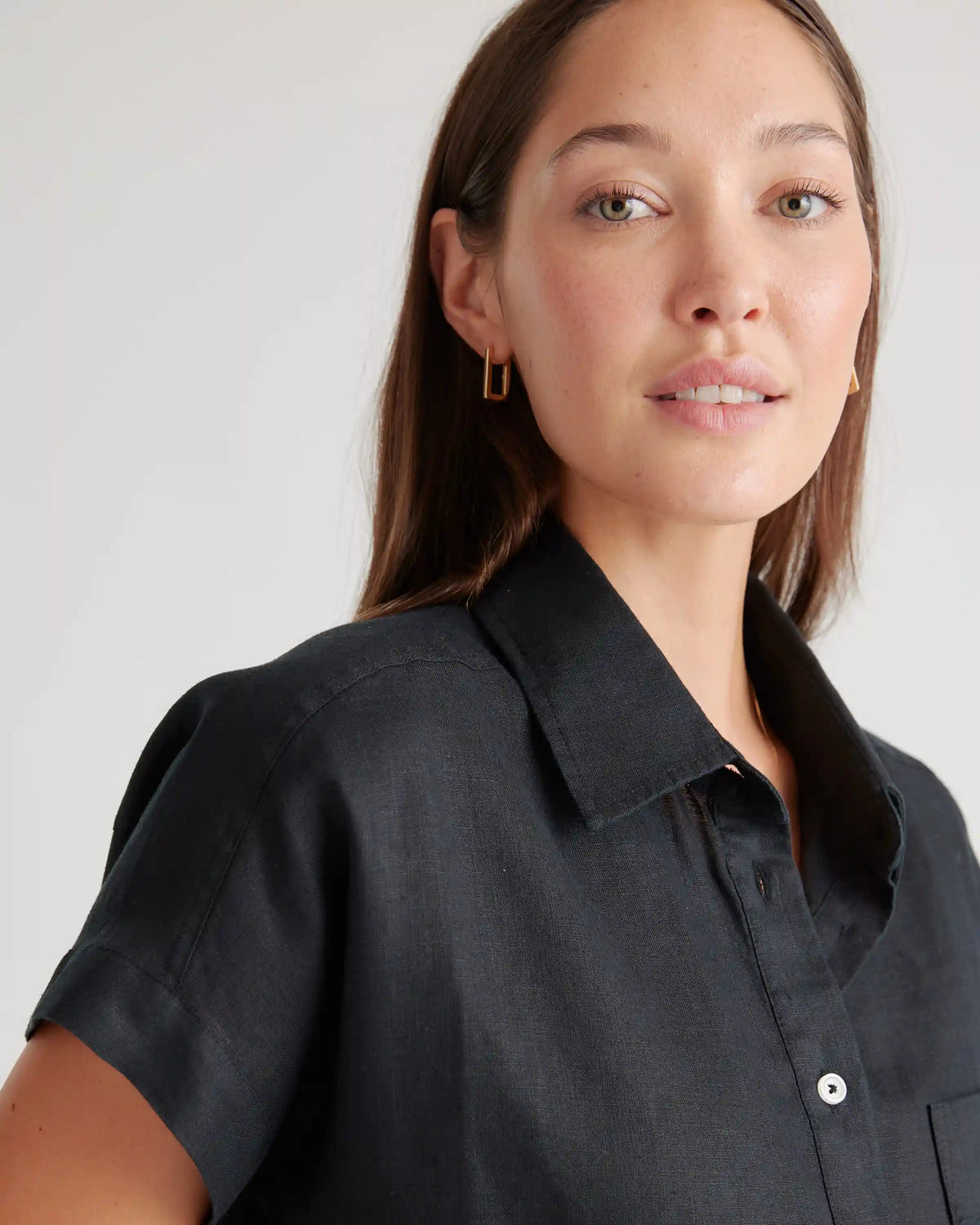 100% European Linen Camp Shirt