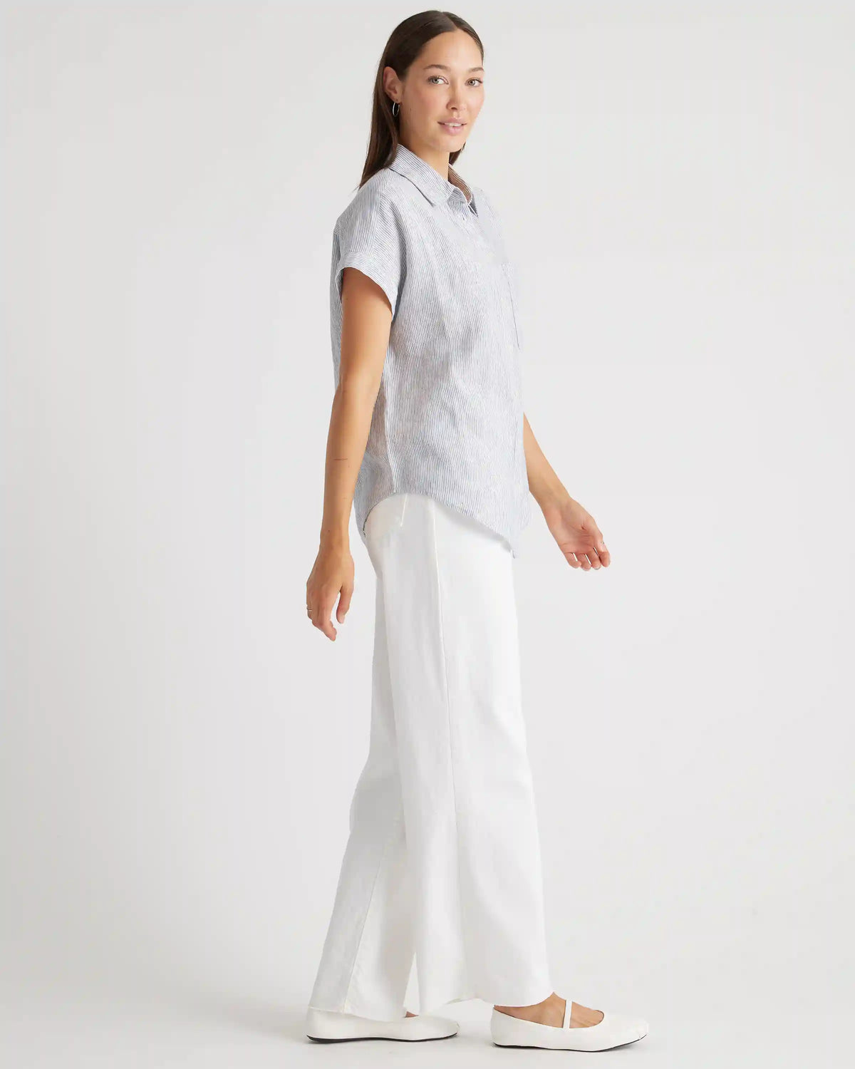 100% European Linen Camp Shirt