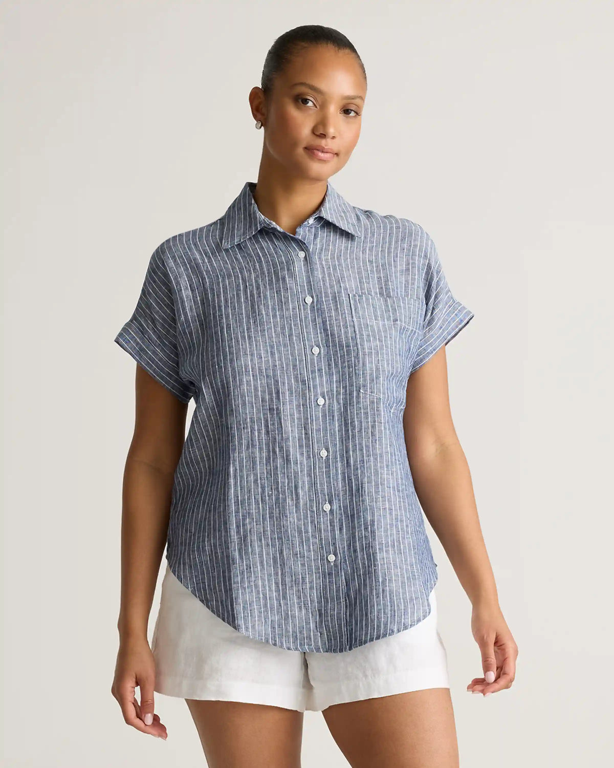 100% European Linen Camp Shirt