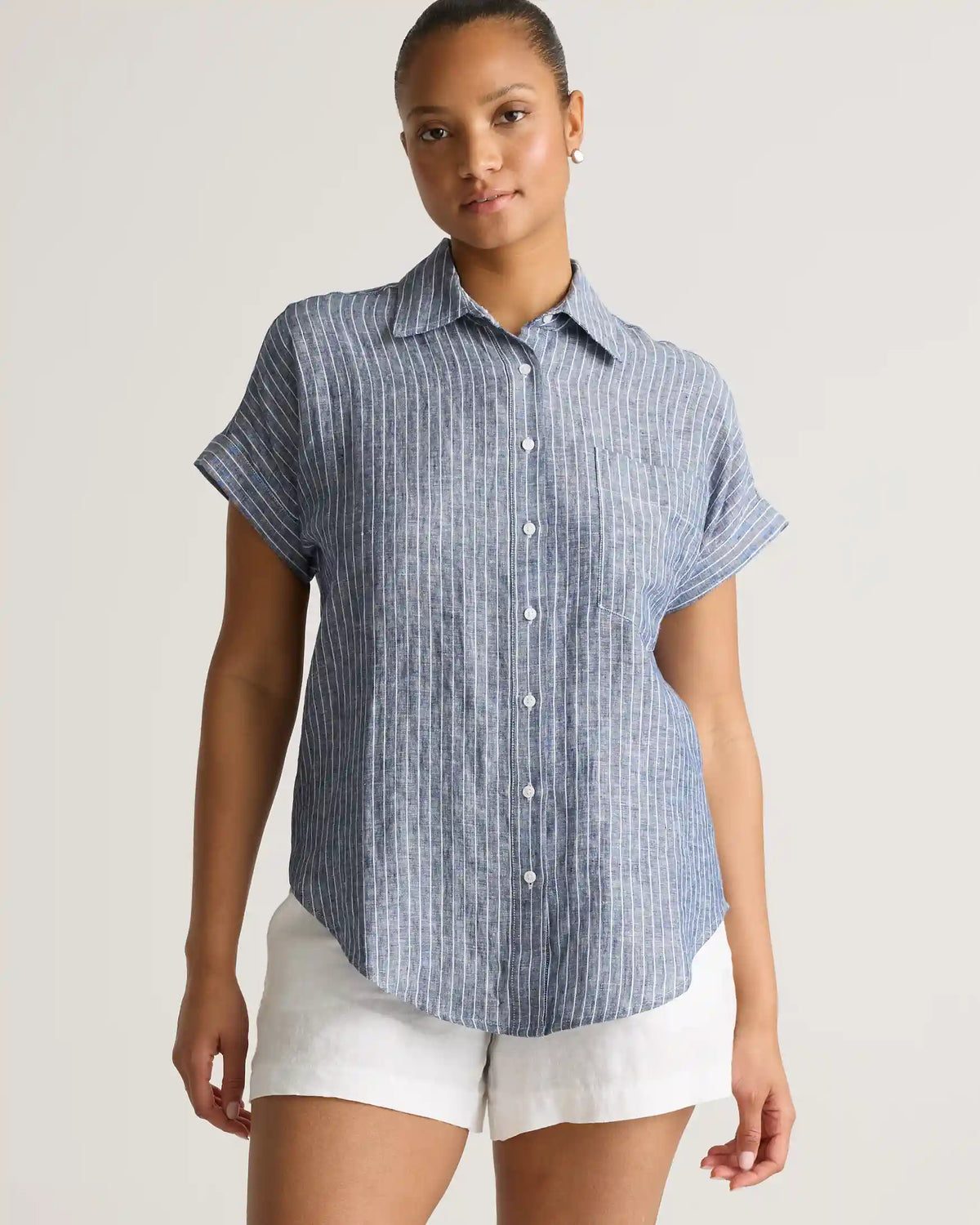 100% European Linen Camp Shirt