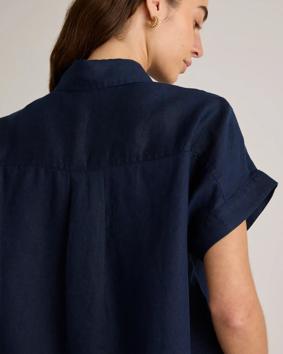 100% European Linen Camp Shirt