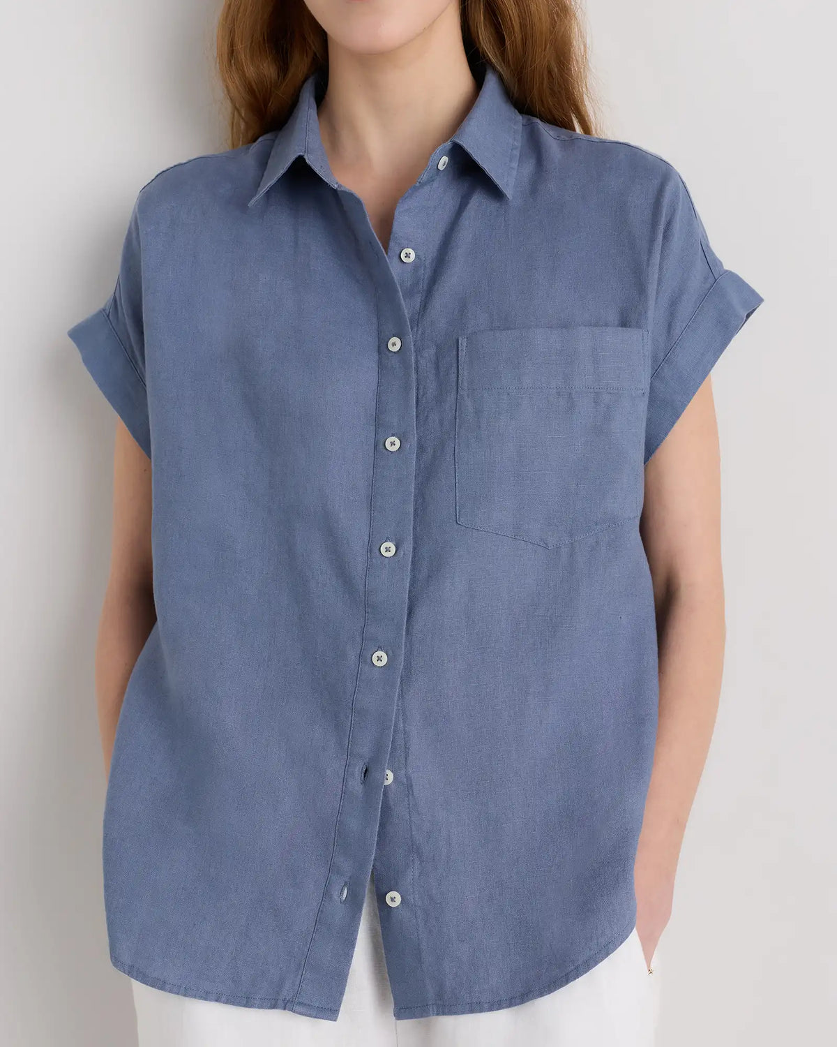 100% European Linen Camp Shirt
