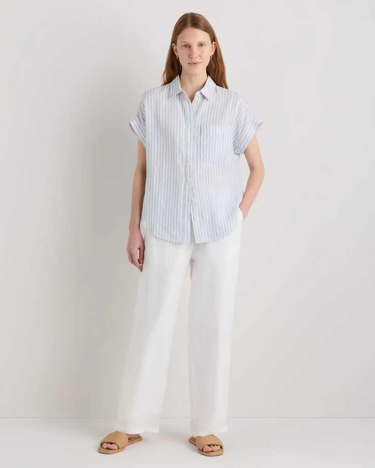 100% European Linen Camp Shirt