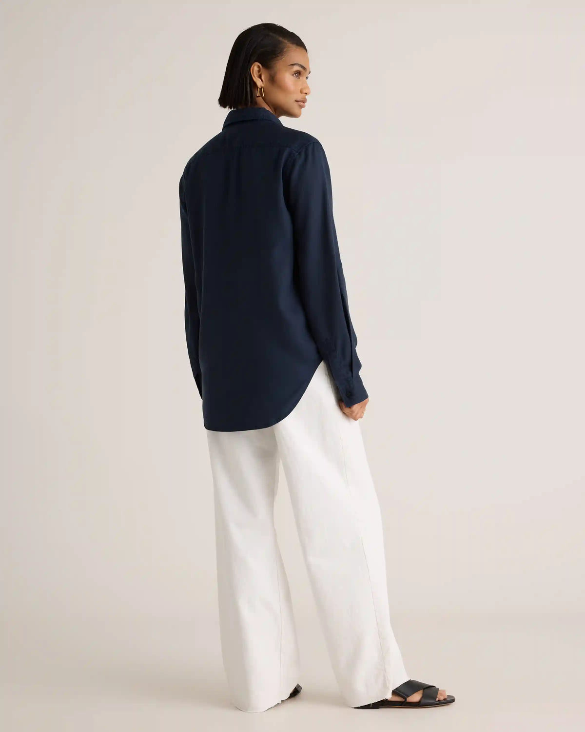 Vintage Wash Tencel Utility Shirt