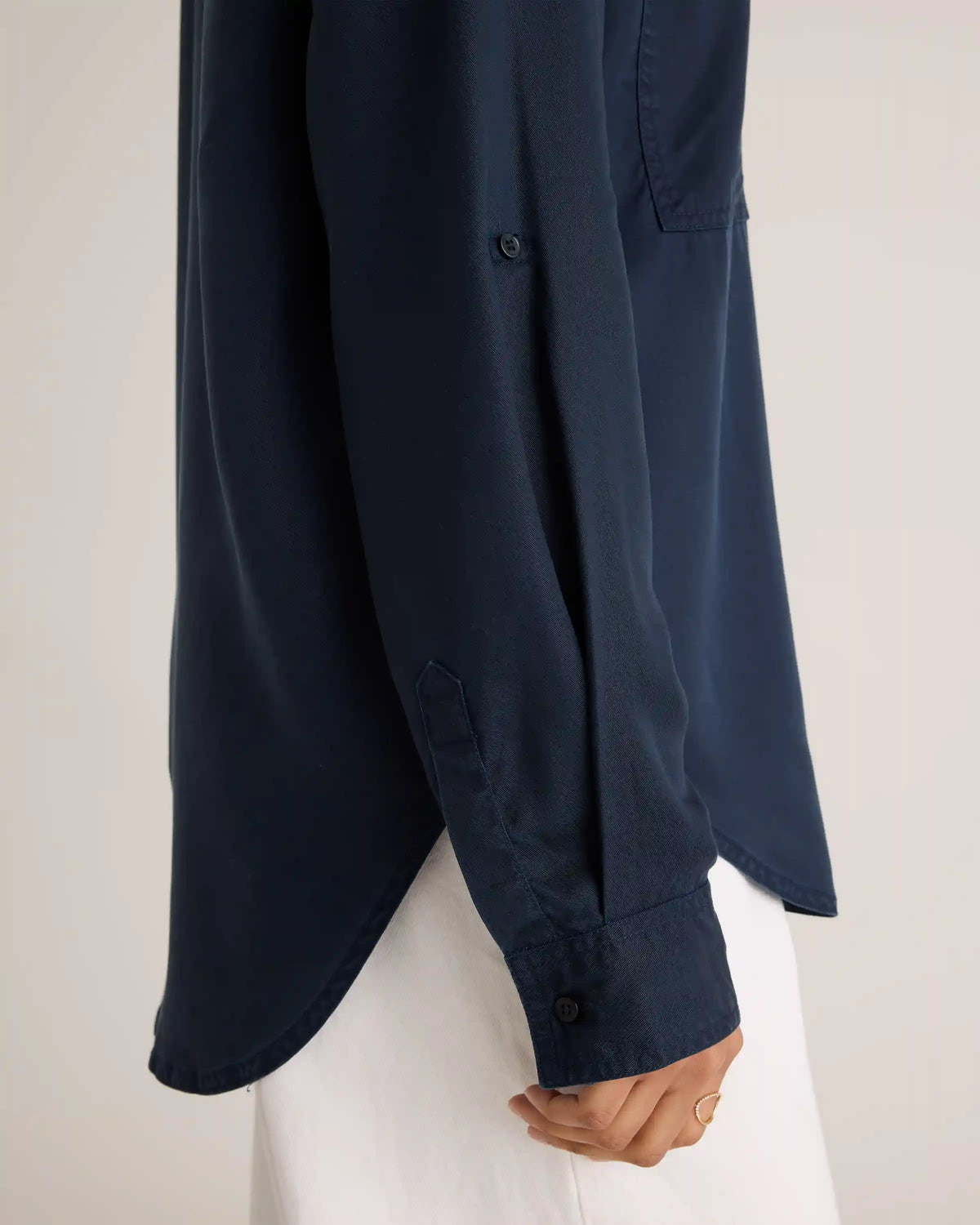 Vintage Wash Tencel Utility Shirt