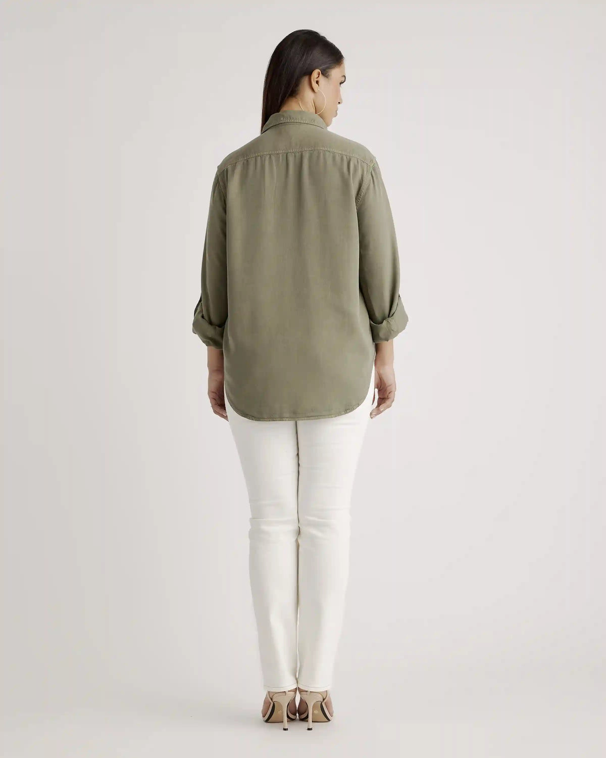 Vintage Wash Tencel Utility Shirt