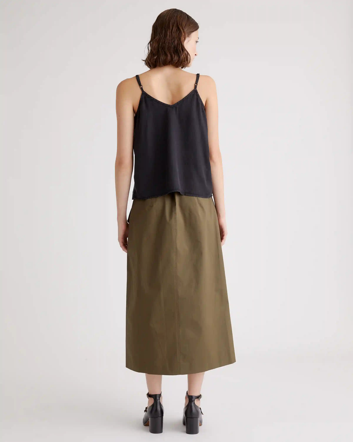 Vintage Wash Tencel V-Neck Cami