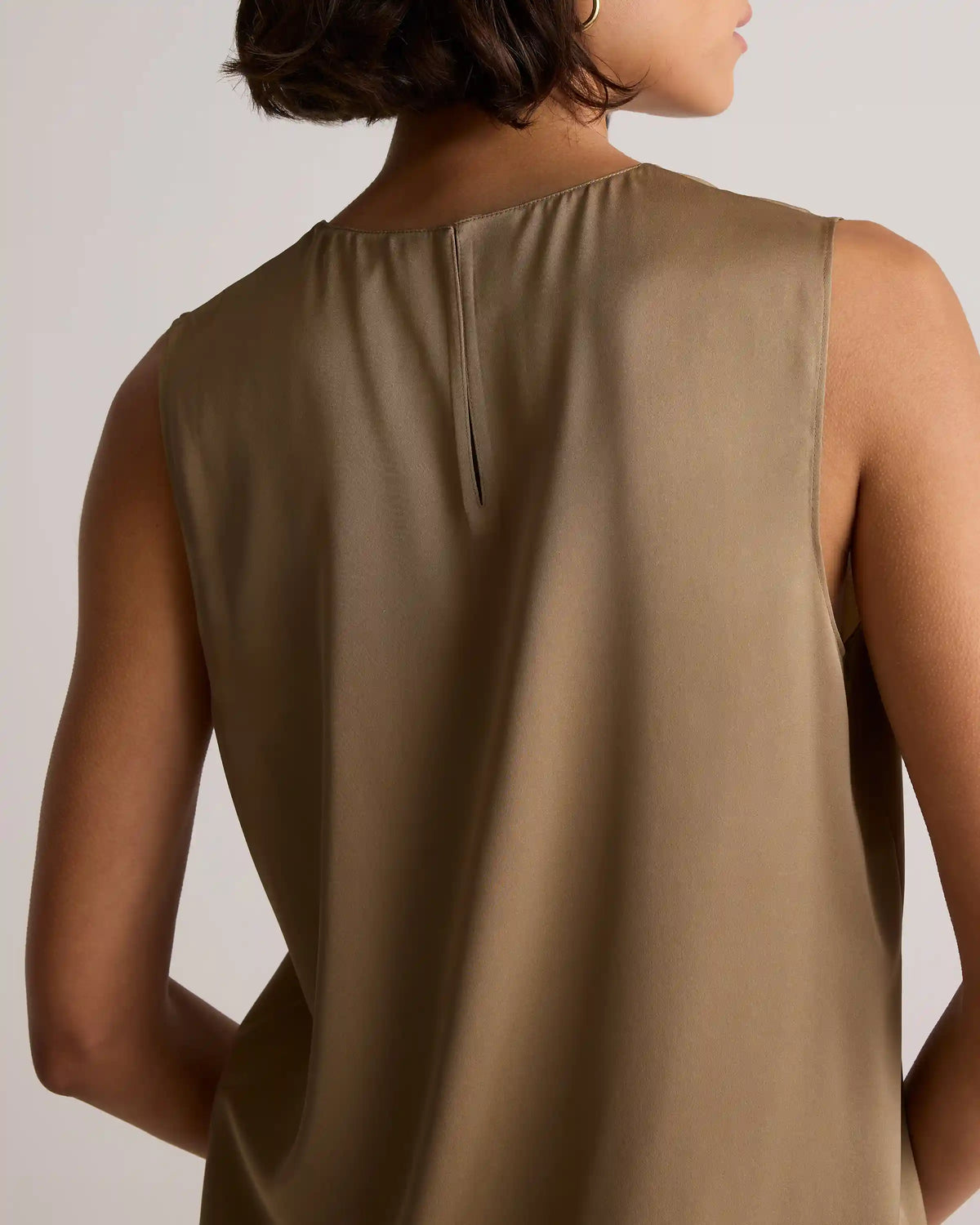 Washable Stretch Silk Shell Tank