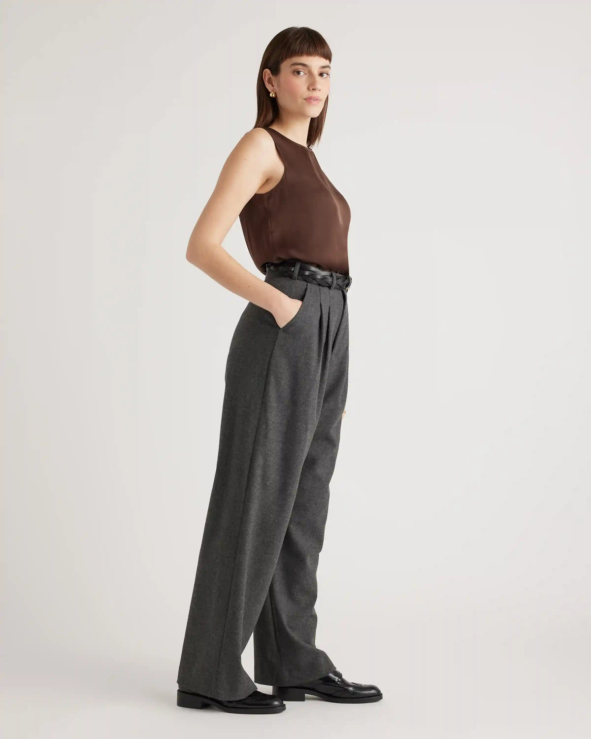 Washable Stretch Silk Shell Tank