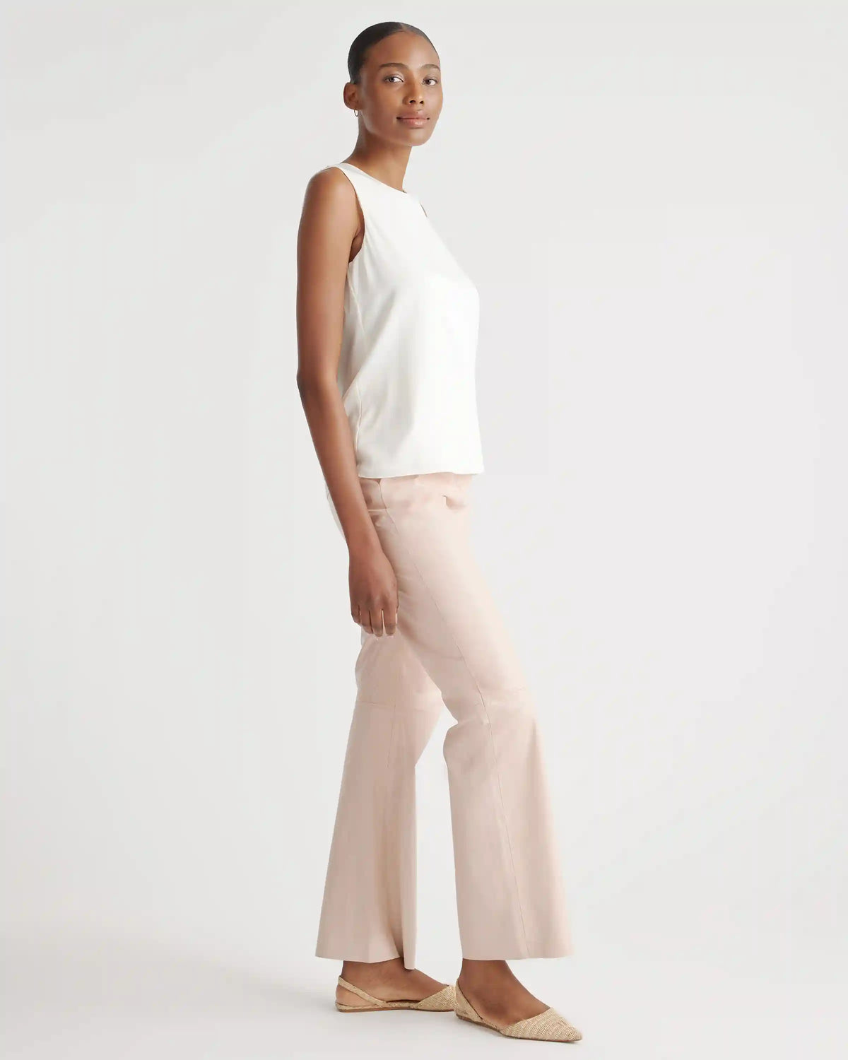 Washable Stretch Silk Shell Tank