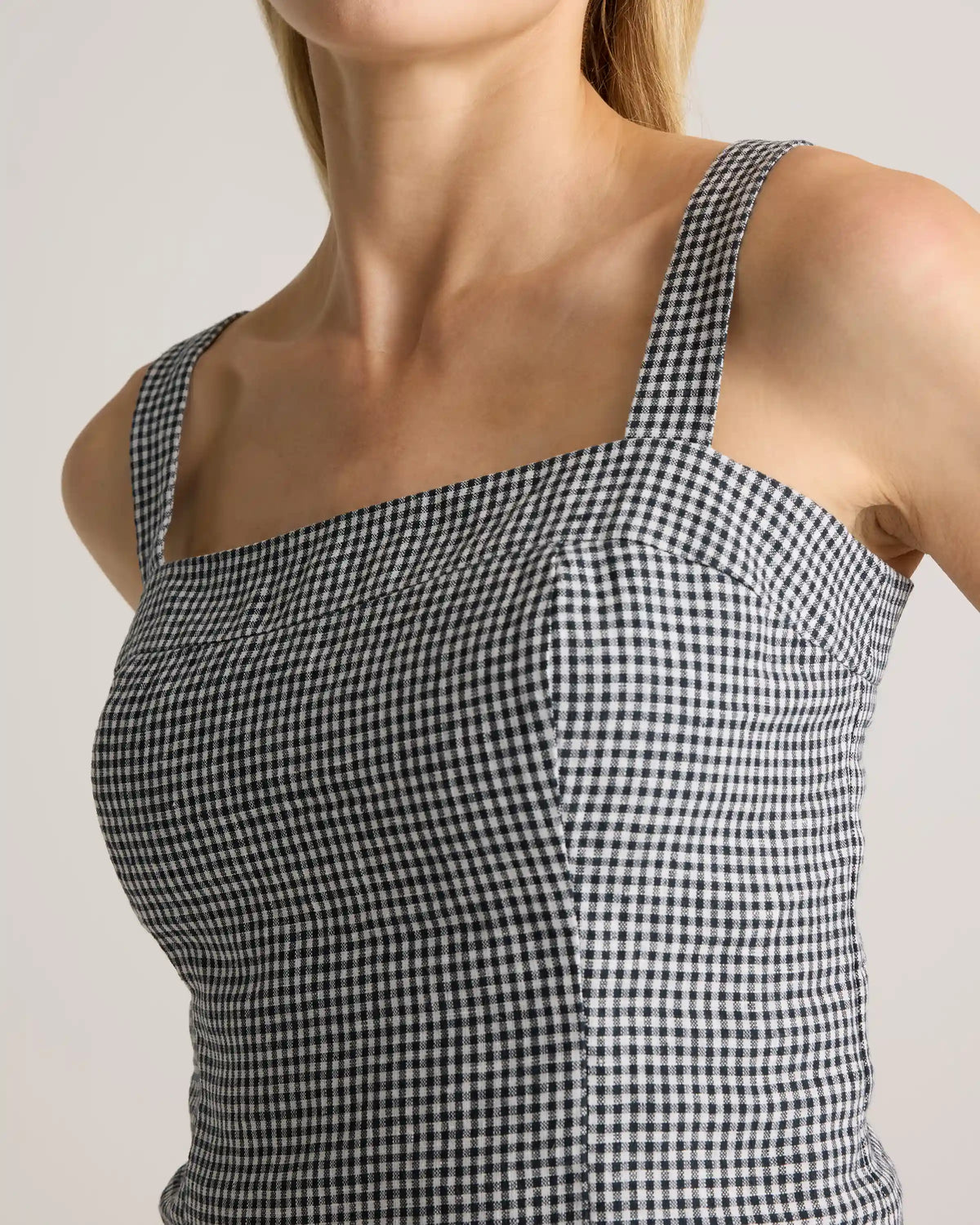 100% European Linen Fitted Tank
