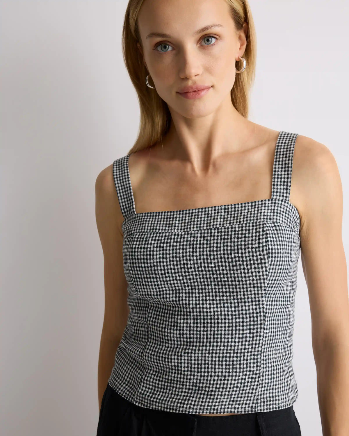100% European Linen Fitted Tank