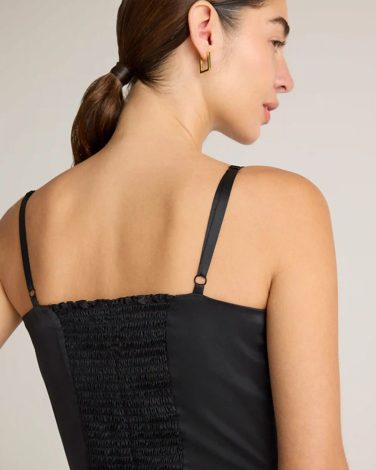100% Washable Silk Square Neck Tank