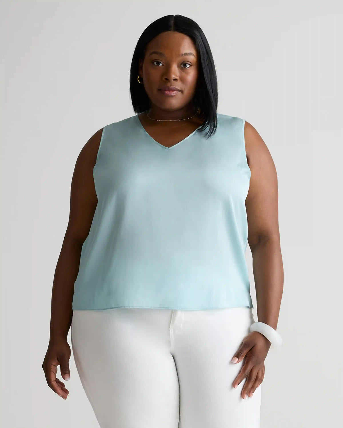 Washable Stretch Silk Tank