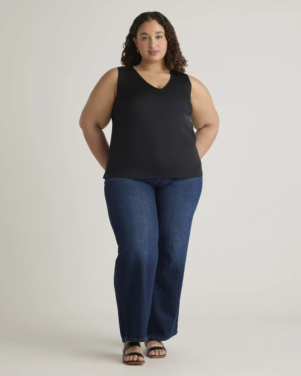 Washable Stretch Silk Tank