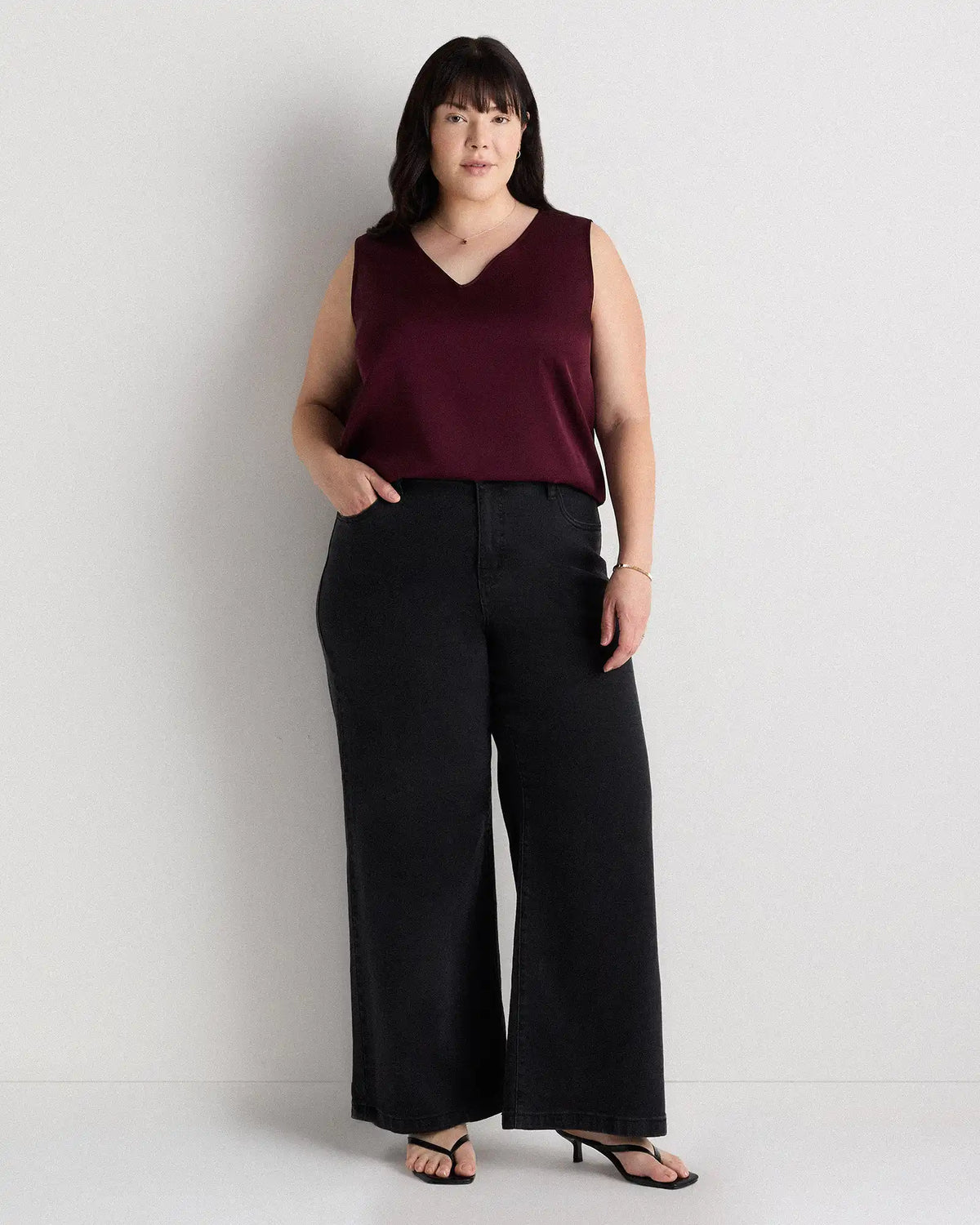 Washable Stretch Silk Tank