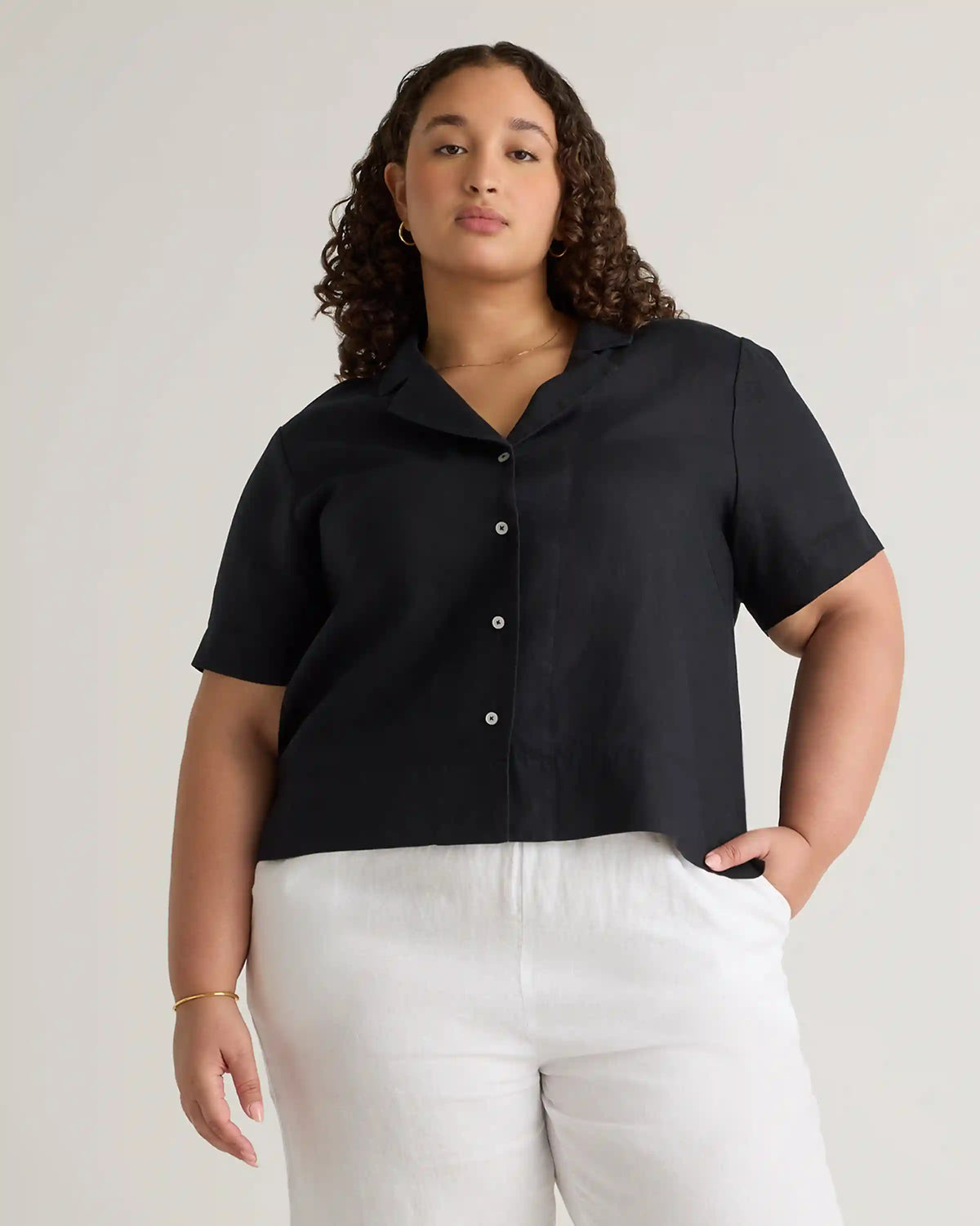 100% European Linen Short Sleeve Shirt