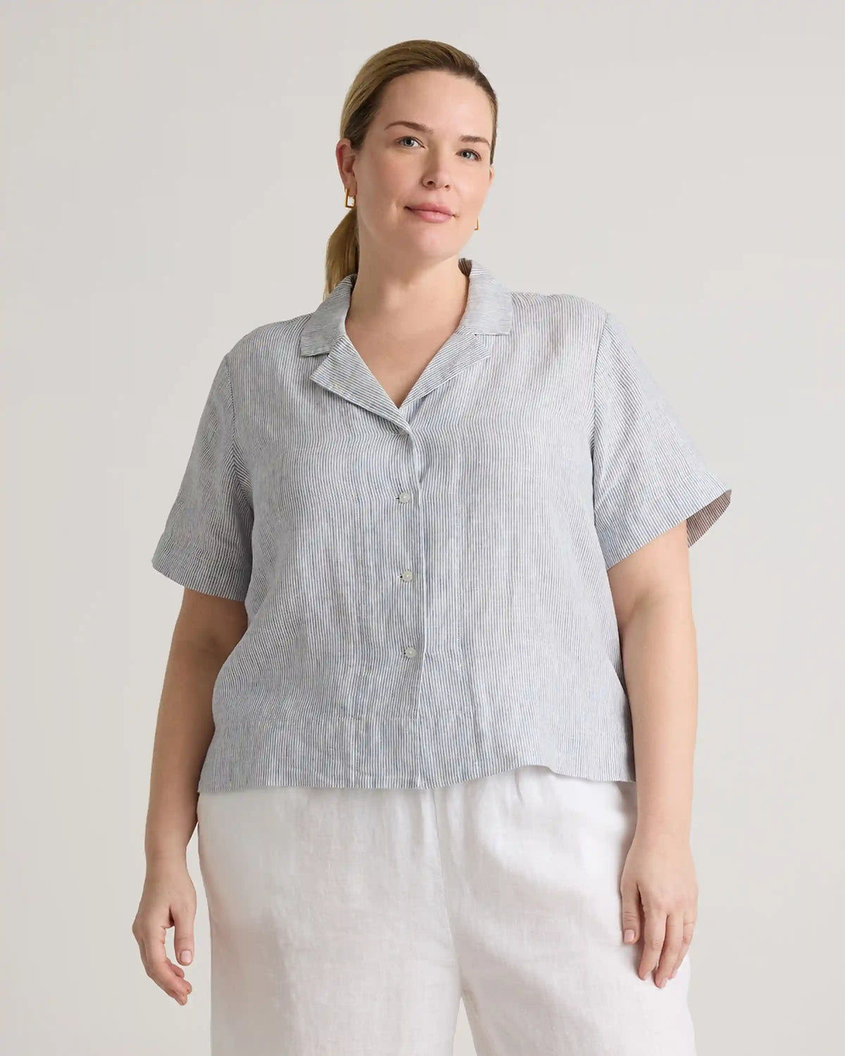 100% European Linen Short Sleeve Shirt