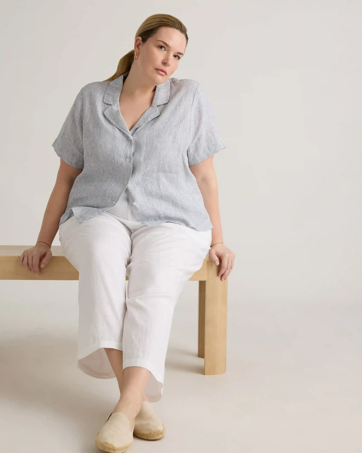 100% European Linen Short Sleeve Shirt